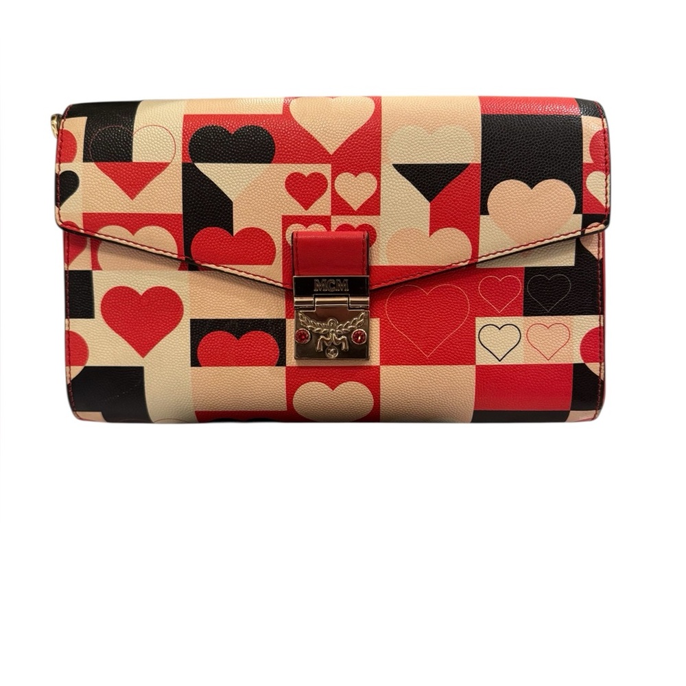 MCM - RARE Millie Cubic Valentine Leather EXCELLENT CONDITION Ltd Edition
